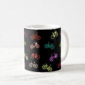 Mug Invitation motif à vélo (Devant droit)