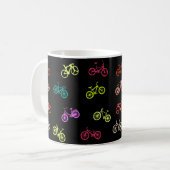 Mug Invitation motif à vélo (Devant gauche)