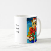 Mug Invité du chat de Noël (Devant droit)