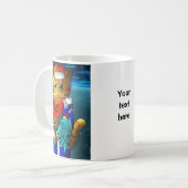 Mug Invité du chat de Noël (Devant gauche)