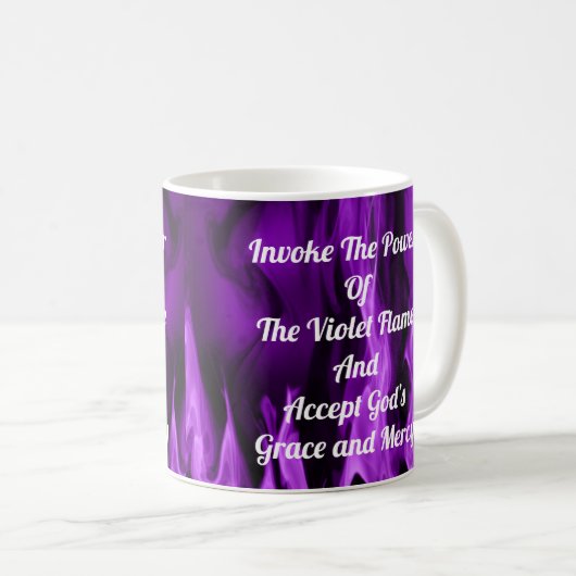Mug Invoquer La flamme Violette (Devant droit)