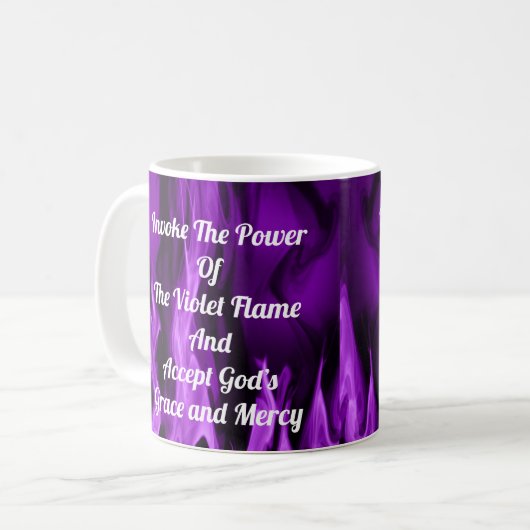 Mug Invoquer La flamme Violette (Devant gauche)