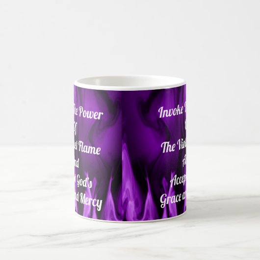 Mug Invoquer La flamme Violette (Centre)