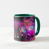 Mug Iota de chat cosmique (Devant droit)