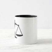 Mug Ipsa Loquitur Scales de la justice (Centre)
