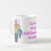 Mug « Iridesca » - Gardienne des Couleurs (Devant gauche)