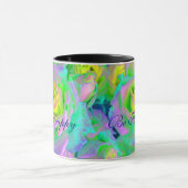 Mug Iridescente esthétique Roses précoces Soyez heureu (Centre)