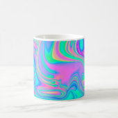 Mug Iridescente marbrée texture holographique en dynam (Centre)