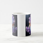 Mug Iris à plumes pures et bleues (Centre)
