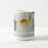 Mug Iris avec gouttelettes d'eau (Centre)
