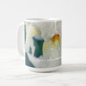 Mug Iris avec gouttelettes d'eau (Devant gauche)