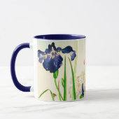 Mug Iris bleu - copie japonaise d'aquarelle (Gauche)
