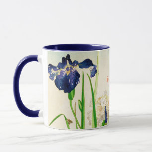 Mug Iris bleu - copie japonaise d'aquarelle
