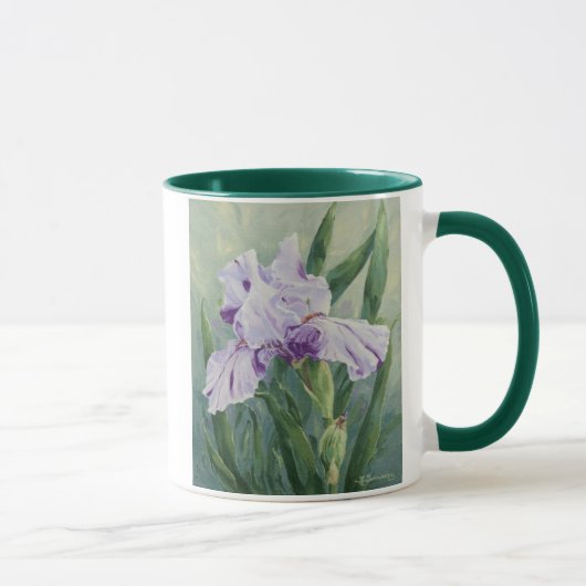 Mug Iris de 0440 pourpres (Droite)