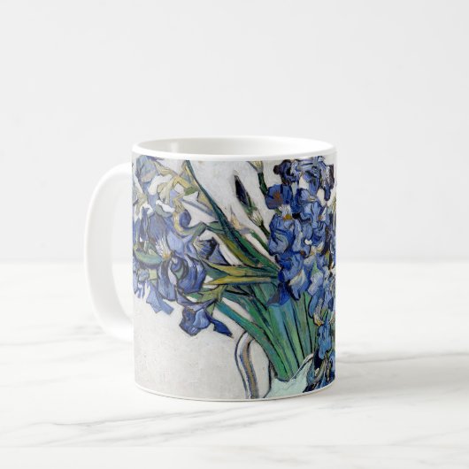 Mug Iris de bleu de Van Gogh (Devant gauche)