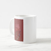 Mug Iris de jardin rouge Bourgogne (Devant gauche)