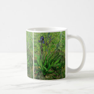 Mug Iris de Vincent van Gogh, Vintage Garden Flowers