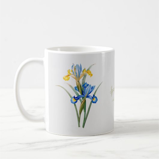 Mug Iris espagnol par Pierre-Joseph Redouté (Gauche)