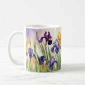 Mug Iris liris violet jaune | (Gauche)