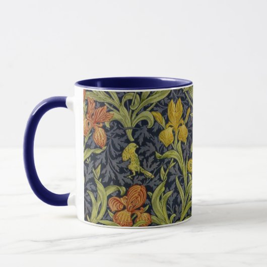 Mug Iris Motif (par William Morris) (Gauche)