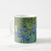 Mug Iris, Peinture à l'huile de fleurs, Vincent Van Go (Devant gauche)