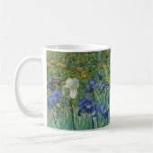Mug Iris, Peinture à l'huile de fleurs, Vincent Van Go (Gauche)