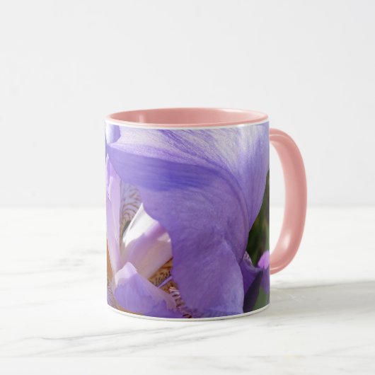 Mug iris pourpre (Devant droit)