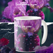Mug Iris pourpre après pluie