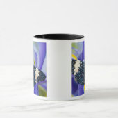 Mug Iris Pourpre Papillon Tropical (Centre)