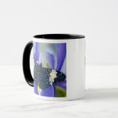 Mug Iris Pourpre Papillon Tropical (Devant gauche)