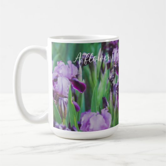 Mug Iris pourpres (Gauche)