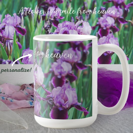 Mug Iris pourpres