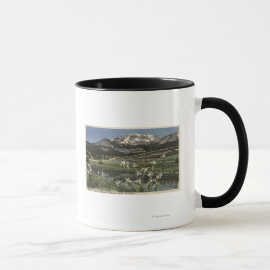 Mug Iris Sauvages Cultivant Près Du Mont Mammoth (Droite)