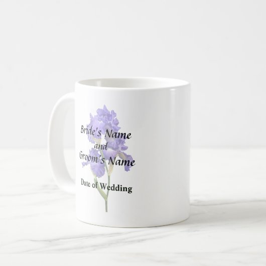 Mug Iris triple violet (Devant gauche)