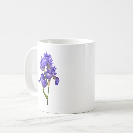 Mug Iris triple violet (Devant gauche)