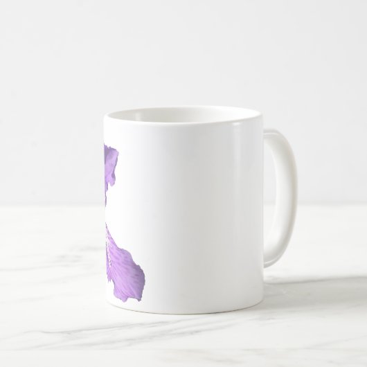 Mug Iris violet (Devant droit)