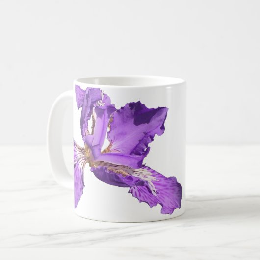 Mug Iris violet (Devant gauche)