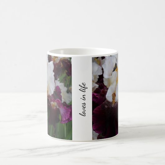 Mug Iris violet et blanc (Centre)