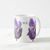 Mug Iris violet photo (Devant droit)