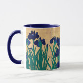 Mug Irises Japonais (détail), Ogata Kōrin (Gauche)