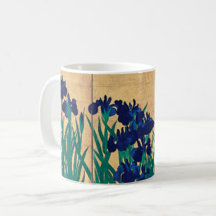 Mug Irises japonais (détail), Ogata Kōrin