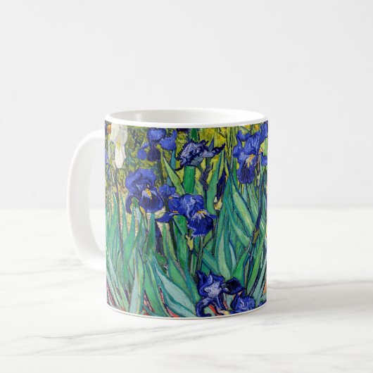 Mug Irises par Vincent van Gogh (Devant gauche)
