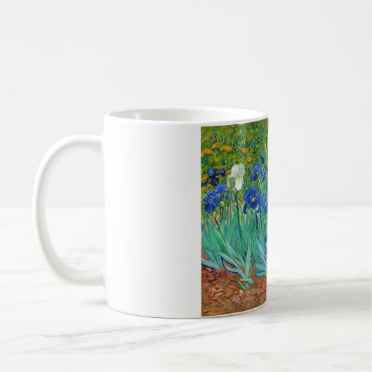 Mug Irises, Vincent van Gogh (Gauche)
