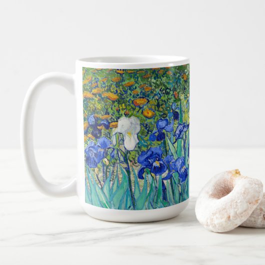 Mug Irises Vincent van Gogh (Avec donut)
