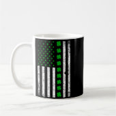 Mug Irish American Flag St. Patrick's Day Shamrock  (Gauche)