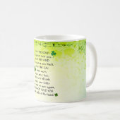 Mug Irish Blessing, que la route se lève pour vous ren (Devant droit)