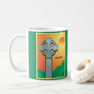 Mug Irish Blessings Cross Personnalisé