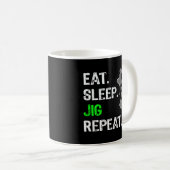 Mug Irish Dance Mange Sleep Jig Répétition (Devant droit)