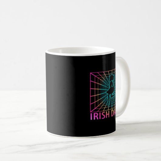 Mug Irish Dance Retro Dancer Gift  (Devant droit)