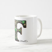 Mug Irish F Monogram Coffee Up (Devant droit)